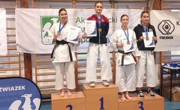 Zawodniczki na podium - Karolina Kukawka na III miejscu