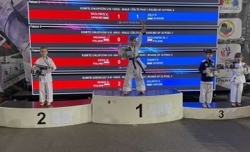 Zawodniczki na podium - Karolina Ziemiańska na II miejscu