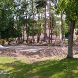 Prace remontowe na terenie przyszłego boiska wielofunkcyjnego ZS nr 1 we Wronkach (1)