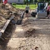 Prace remontowe na terenie przyszłego boiska wielofunkcyjnego ZS nr 1 we Wronkach (5)