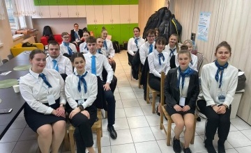 Uczniowie na Kursie Stewardessy i Stewarda 