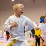 Karateka z Ostrorga podczas Karate CUP