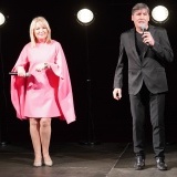 Halina Benedyk i Marco Antonelli na scenie 