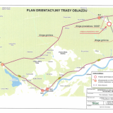 Plan orientacyjny trasy objazdu