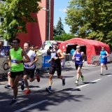 Biegacze w trakcie Półmaratonu